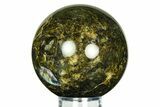 Flashy, Polished Labradorite Sphere - Madagascar #311574-1